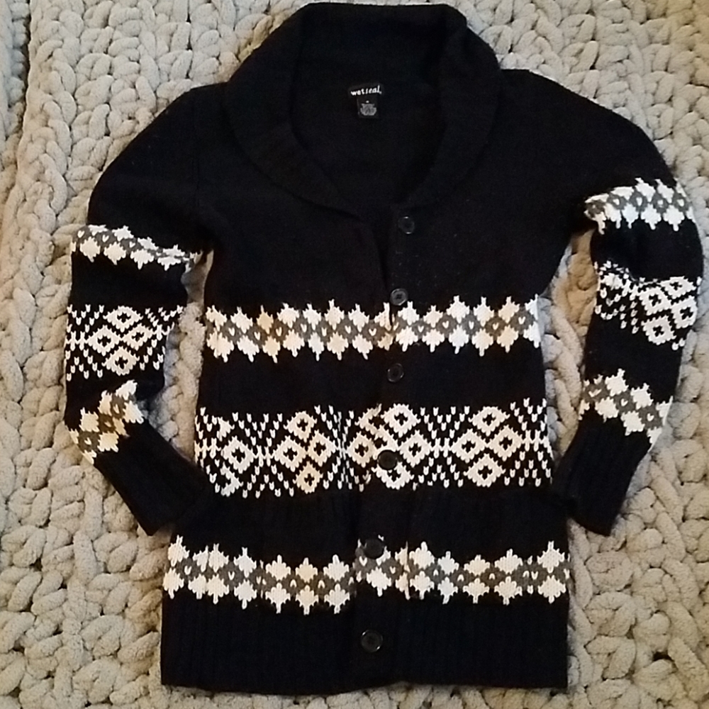 Wet Seal Long Cardigan Sweater M